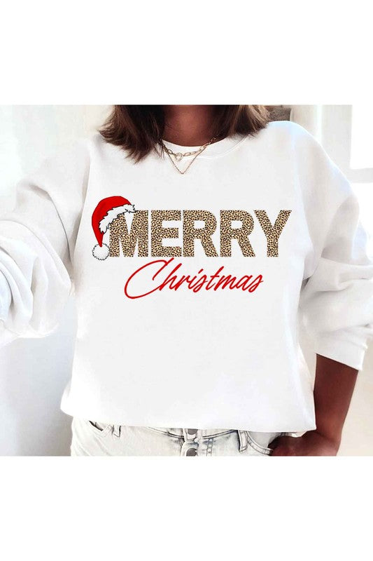 Merry Christmas Graphic Sweatshirt - Ivy & Lane