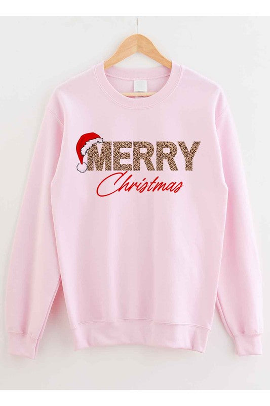 Merry Christmas Graphic Sweatshirt - Ivy & Lane