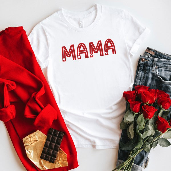Mama Hearts Short Sleeve Graphic Tee - Ivy & Lane