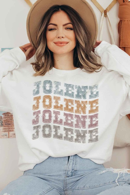 JOLENE WESTERN DOLLY SWEATSHIRT PLUS SIZE