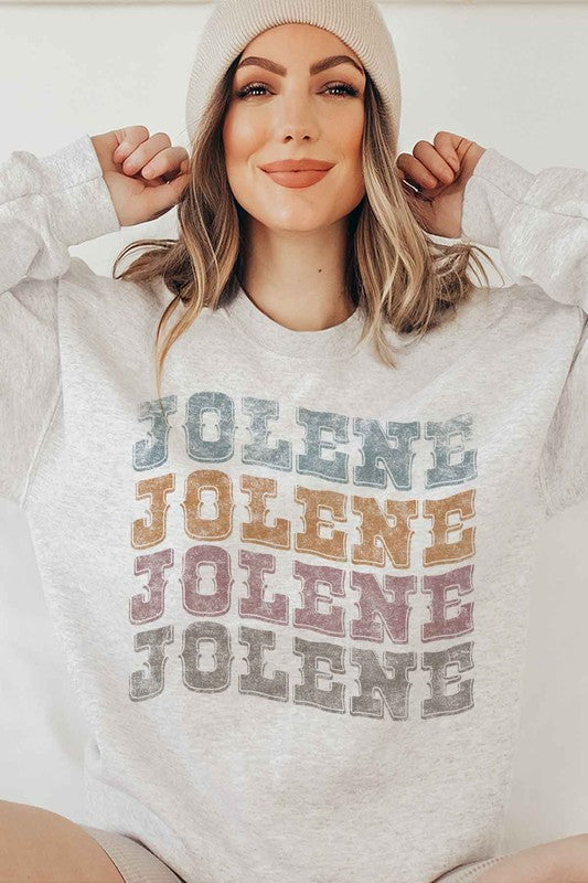 JOLENE WESTERN DOLLY SWEATSHIRT PLUS SIZE