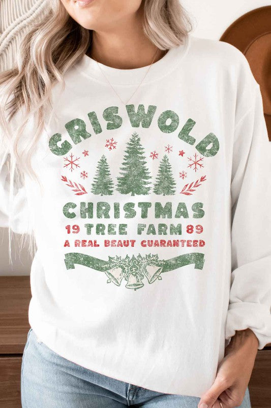 Christmas Tree Farm Graphic Sweatshirt - Ivy & Lane