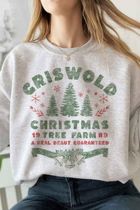 Christmas Tree Farm Graphic Sweatshirt - Ivy & Lane