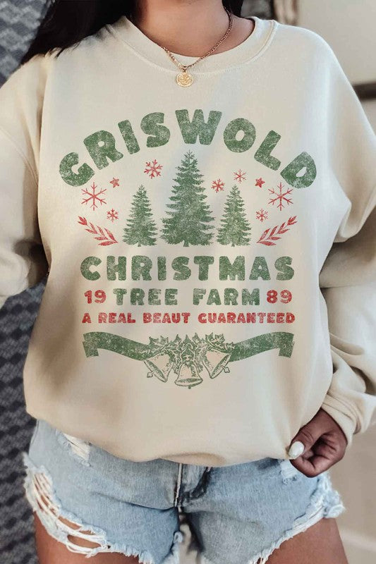 Christmas Tree Farm Graphic Sweatshirt - Ivy & Lane