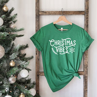 Christmas Vibes Snowflake Short Sleeve Graphic Tee - Ivy & Lane