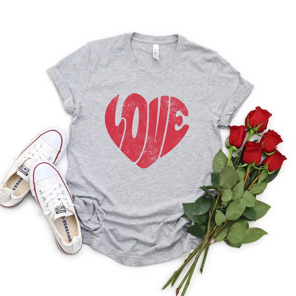 Love Heart Short Sleeve Tee