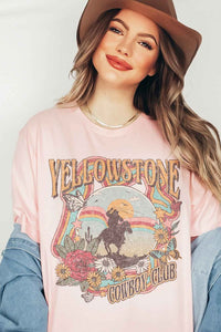 YELLOWSTONE COWBOY CLUB TEE PLUS SIZE