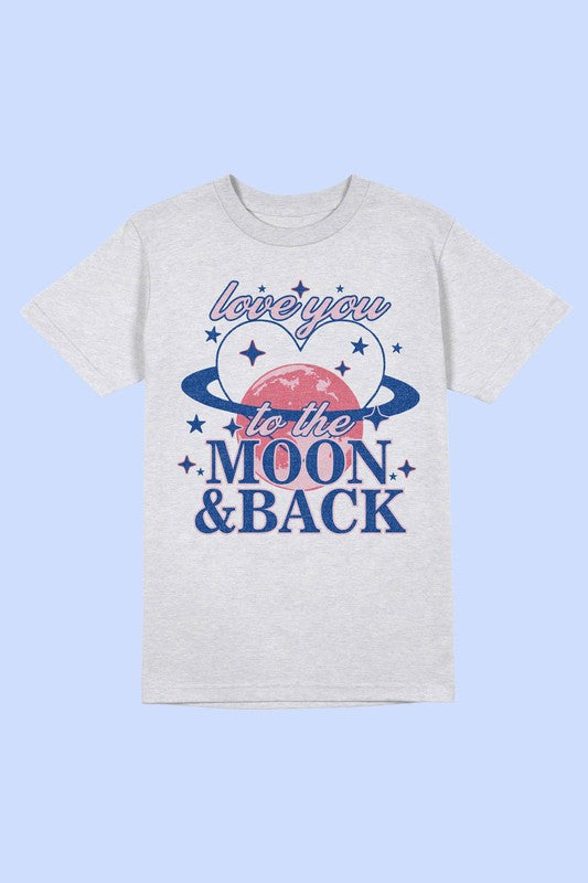 LOVE YOU TO THE MOON AND BACK GRAPHIC TEE