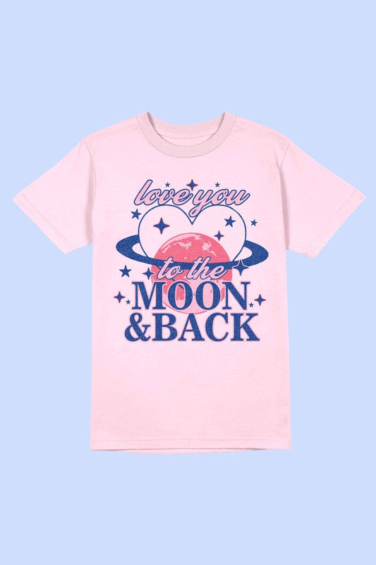 LOVE YOU TO THE MOON AND BACK GRAPHIC TEE