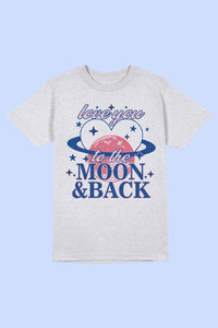 LOVE YOU TO THE MOON AND BACK TEE PLUS SIZE