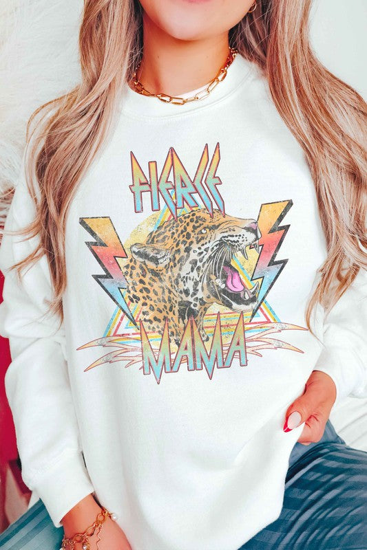 FIERCE MAMA GRAPHIC SWEATSHIRT