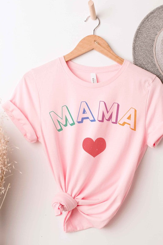 MAMA HEART GRAPHIC TEE