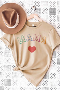 MAMA HEART GRAPHIC TEE