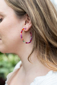 Cameron Hoops - Paradise Pink - Ivy & Lane