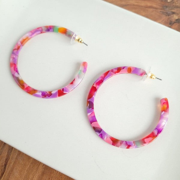 Cameron Hoops - Paradise Pink - Ivy & Lane