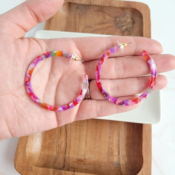 Cameron Hoops - Paradise Pink - Ivy & Lane
