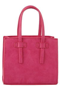 Fashion Boxy Satchel Crossbody Bag - Ivy & Lane