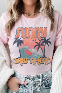 SUNNY DAYS AHEAD GRAPHIC T-SHIRT