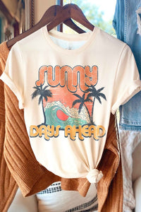 SUNNY DAYS AHEAD GRAPHIC T-SHIRT