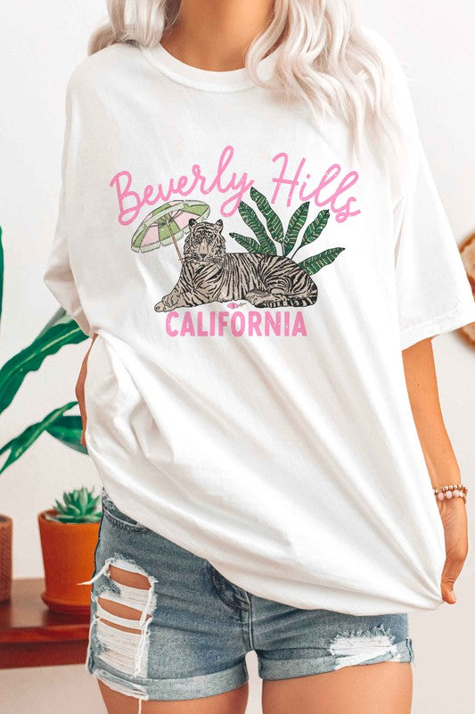 BEVERLY HILLS CALIFORNIA GRAPHIC T-SHIRT