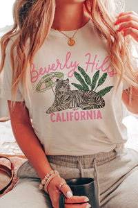 BEVERLY HILLS CALIFORNIA GRAPHIC T-SHIRT