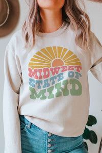 Plus Size- Midwest State Of Mind Sweatshirt