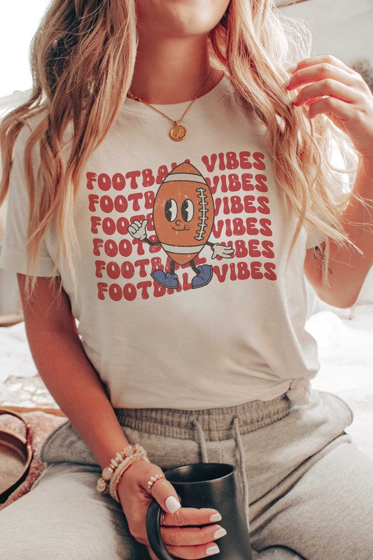 FOOTBALL VIBES GRAPHIC TEE