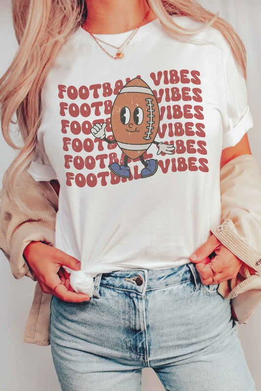 FOOTBALL VIBES GRAPHIC TEE