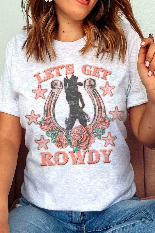 LET'S GET ROWDY GRAPHIC TEE