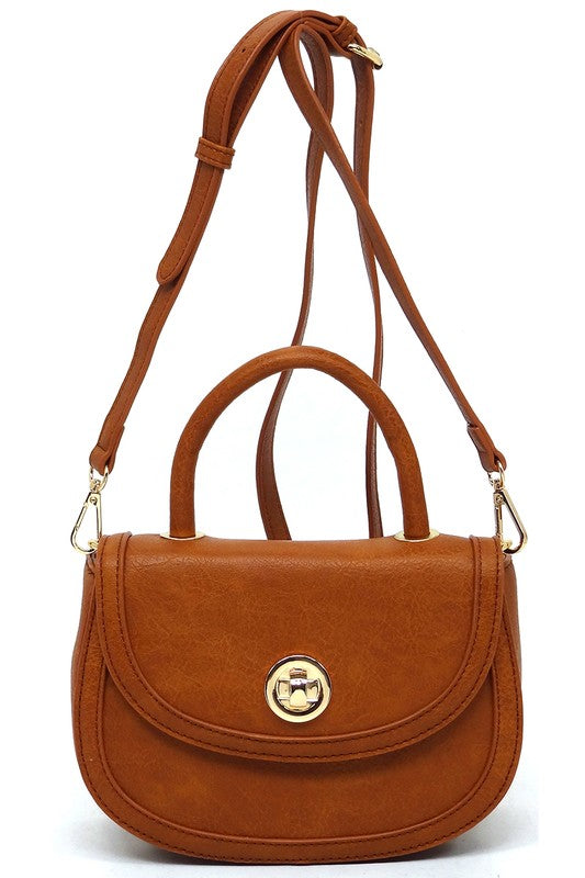 Fashion Flap Saddle Satchel