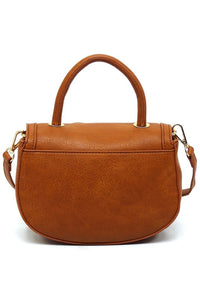 Fashion Flap Saddle Satchel