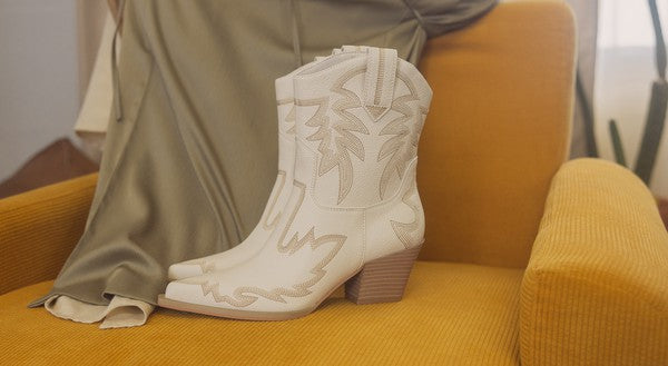 OASIS SOCIETY Nantes - Embroidered Cowboy Boots - Ivy & Lane