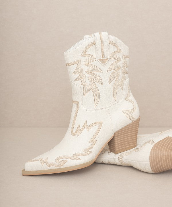 OASIS SOCIETY Nantes - Embroidered Cowboy Boots - Ivy & Lane