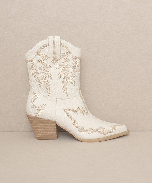 OASIS SOCIETY Nantes - Embroidered Cowboy Boots - Ivy & Lane