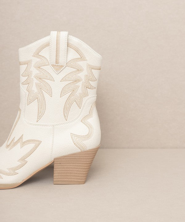 OASIS SOCIETY Nantes - Embroidered Cowboy Boots - Ivy & Lane