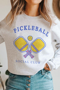 PICKLEBALL SOCIAL CLUB GRAPHIC SWEATSHIRT