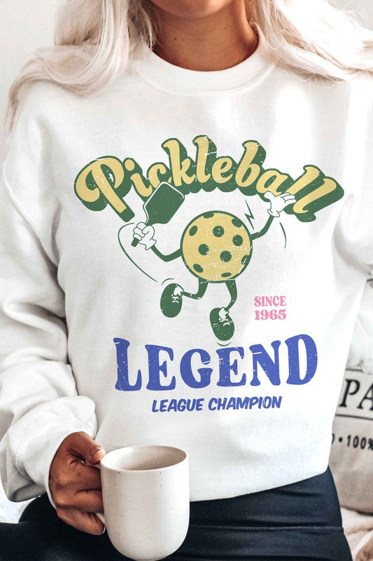 PICKLEBALL LEGEND GRAPHIC SWEATSHIRT