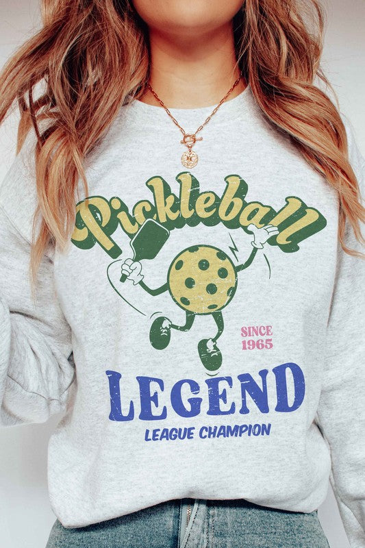 PICKLEBALL LEGEND GRAPHIC SWEATSHIRT