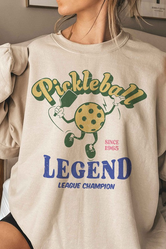 PICKLEBALL LEGEND GRAPHIC SWEATSHIRT