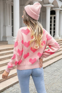 Hearts knit sweater