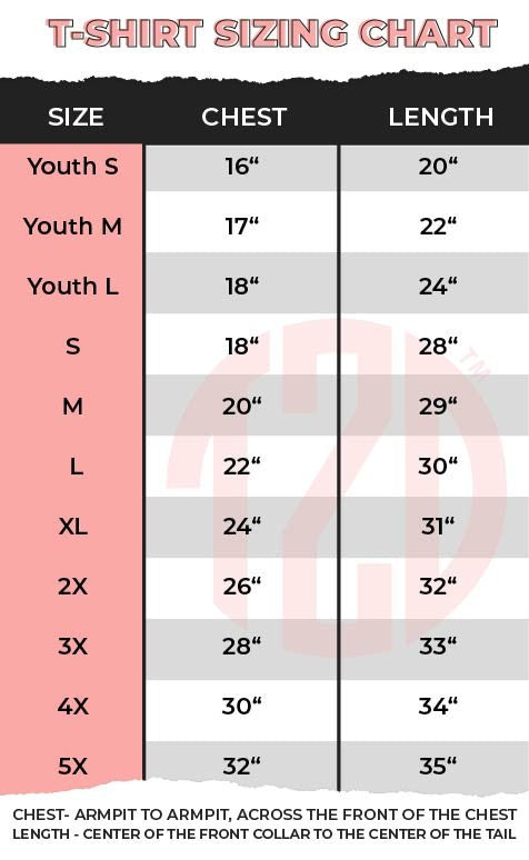 Soft Ideal Chenille Merry and Bright T-Shirt Size Chart - Ivy & Lane