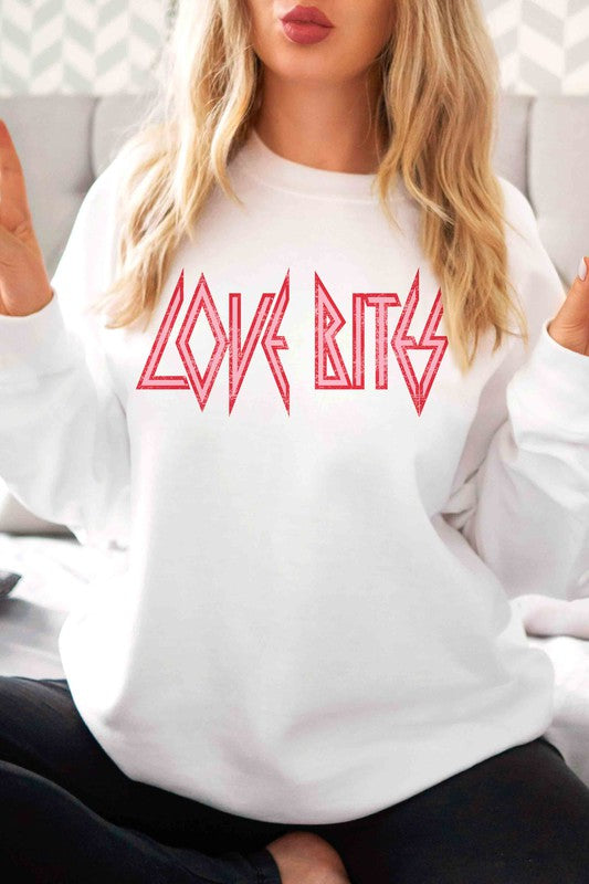 LOVE BITES Graphic Sweatshirt