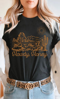 Howdy Honey Graphic Tee PLUS size