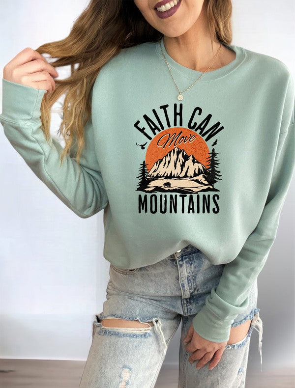 Faith Can Move Mountains Graphic Premium Bella - Ivy & Lane