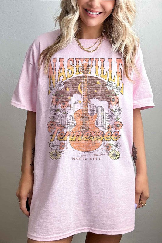 NASHVILLE TENNESSEE OVERSIZED TEE