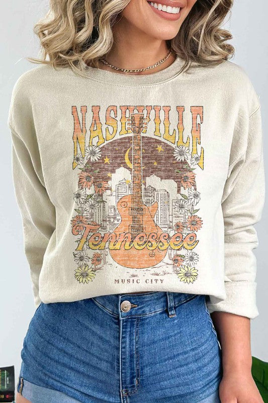 NASHVILLE TENNESSEE GRAPHIC SWEATSHIRT