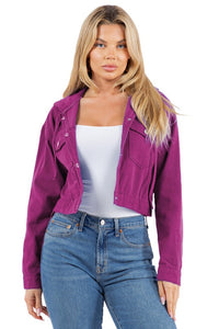 SEXY DENIM FASHION JACKET - Ivy & Lane