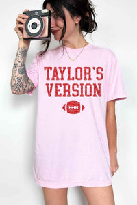 TAYLORS VERSION FOOTBALL GRAPHIC TEE