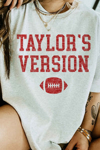 TAYLORS VERSION FOOTBALL GRAPHIC TEE