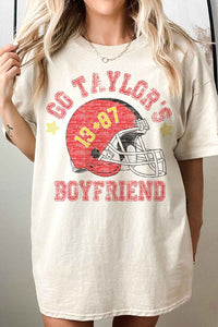 GO TAYLORS BOYFRIEND FOOTBALL OVERSIZED TEE